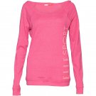 ELLE SPORT Womens Cotton Hoody Fondant Pink Marl