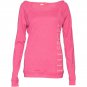 ELLE SPORT Womens Cotton Hoody Fondant Pink Marl