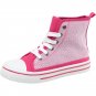 Board Angels Girls Snake Effect Hi Tops Pink NEW