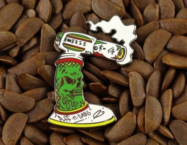 BHO Pins Rasta Torch Pin