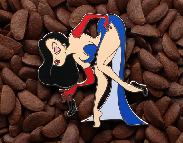 Jessica Rabbit Pins Fantasy Pin Move Quietly With High Heel In Hand Badge