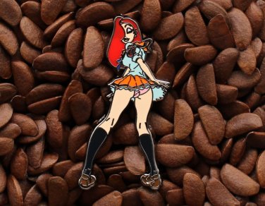 Jessica Rabbit Pins Fantasy School Girl Panties Pin Tongue Tattoo