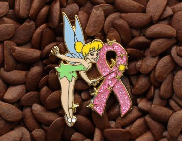Pink Ribbon Pins Angel Tinkerbell Tinker Bell Pin