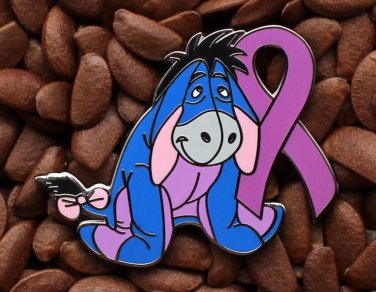 Purple Ribbon Pin Eeyore Pins