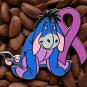 Purple Ribbon Pin Eeyore Pins