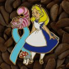 Blue Ribbon Pins Alice & Cheshire Cat Pin