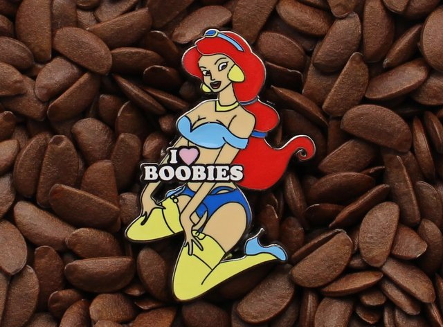 Jesmine Pins Fantasy I love Boobies Pin