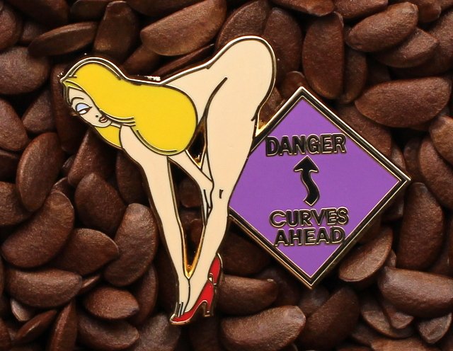 Jessica Rabbit Pins Fantasy Pin Twerk It Curves Ahead Badge