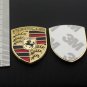 Porsche Crest Metal Car Emblem 1 1/5 Inch Tall Sticker