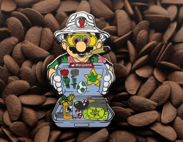 BHO Pins Fear And Loathing Super Mario Pin Dab Dabbing 420 710