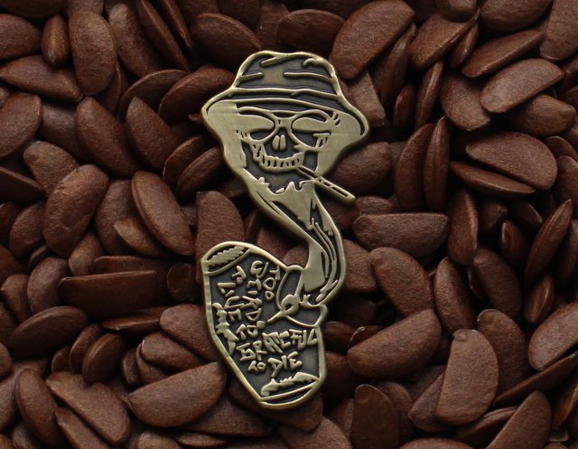 Fear & Loathing Las Vegas BHO Pins Too Weird To Live Too Grateful To Die Pin