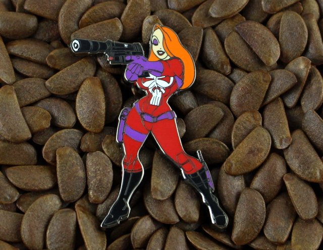 Jessica Rabbit Pins The Punisher Super Hero Pin
