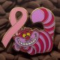 Cheshire Cat Pins Pink Ribbon Pin