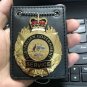 Australian Government Service Badge With Leather Holder