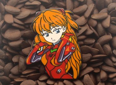 EVA Pins Asuka Enamel Pin