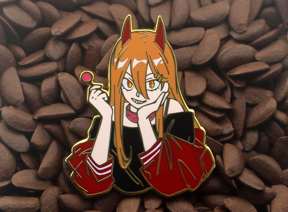 Chainsaw Man Pins Power Pin