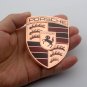 Porsche Crest Metal Car Emblem 3 Inch Tall Sticker 2023 Edition C