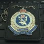 Australian New South Wales Police Force Metal Badge Retired With Leather Holder