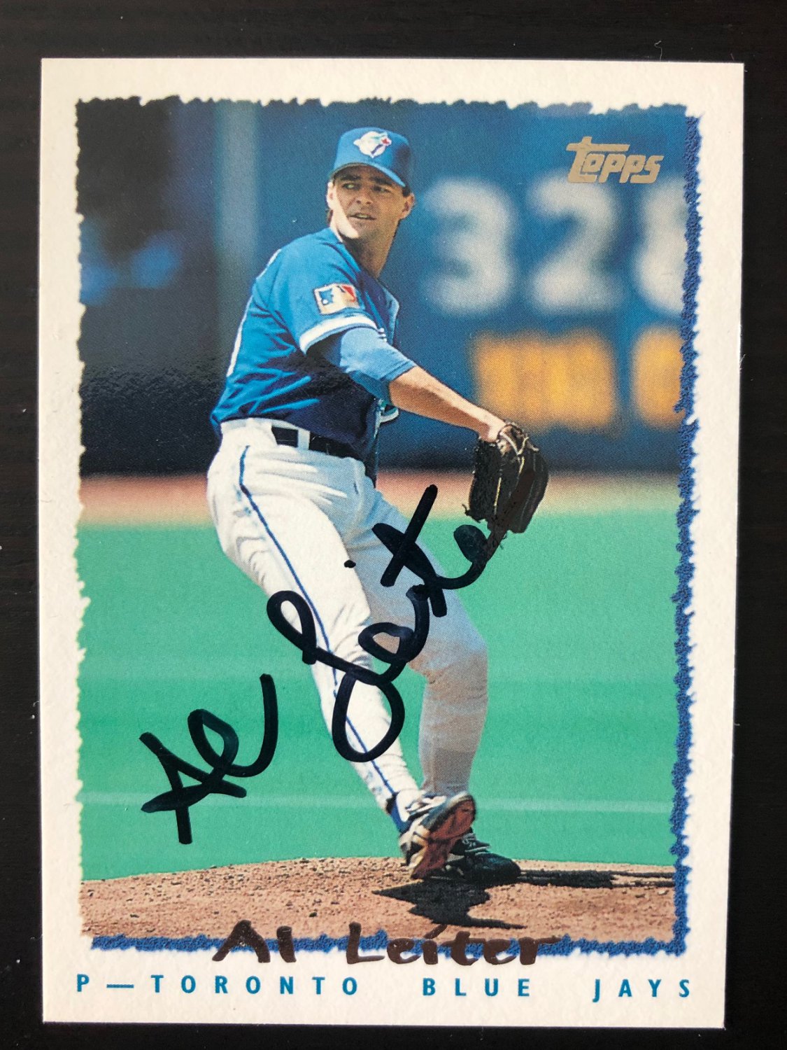 Al Leiter Autographed baseball card - Fast Free shipping