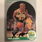 Xavier McDaniels Autograph basketball card