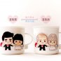Grow old color changing mugs Creative mugs couples ceramic cup Lovely milk breakfast cup water