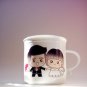 Grow old color changing mugs Creative mugs couples ceramic cup Lovely milk breakfast cup water