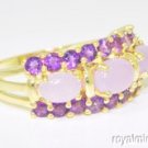 Amethyst (February Birthstone) Ring 14K Gold