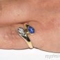 Blue Star Sapphire & Diamond Ring