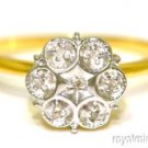 0.10 CTW Diamond Engagement Promise Ring 14K  Gold