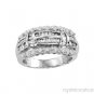 1.00 CTW DIAMOND RING 14K WHITE GOLD