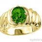 Solitaire Citrine Promise Ring 14K Yellow or White Gold