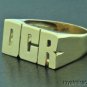 Personalized 8MM Ring - Name Ring Block Style 8mm Sterling Silver or Gold Plated