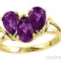 Amethyst Ring 14K Yellow Gold