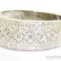 Diamond Ring 14K White Gold Band