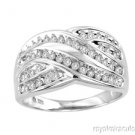 1.00 CTW Diamond Ladies Ring 14K White Gold