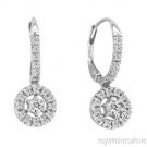 0.50 CTW DIAMOND EARRINGS 14K YELLOW GOLD