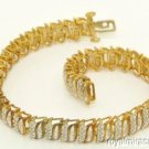 5.50 CTW Diamond Tennis Bracelet 10K Yellow Gold
