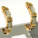 0.25 CTW Diamond Earrings 10K Yellow Gold