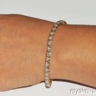 2.00 CTW Diamond Tennis Bracelet 10K Yellow Gold