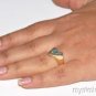 Mosaic Opal & Diamond Ring 14K Yellow Gold