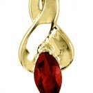 0.25 CTW Ruby Pendant 10K Yellow Gold