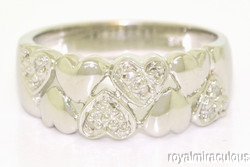 Diamond Ring 14K White Gold