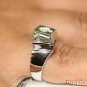 Gambling Diamond RING 14K White Gold Lucky Poker Ring