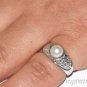 Pearl & Diamond Ring 14K Yellow Gold