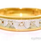 Diamond Wedding Band 14K Yellow Gold