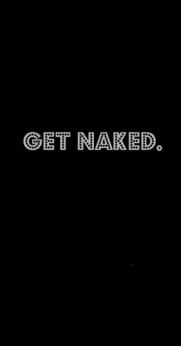 GET NAKED Shower Curtain