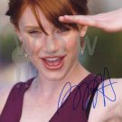 Gorgeous BRYCE DALLAS Signed Autograph 8x10 inch. Picture Photo REPRINT