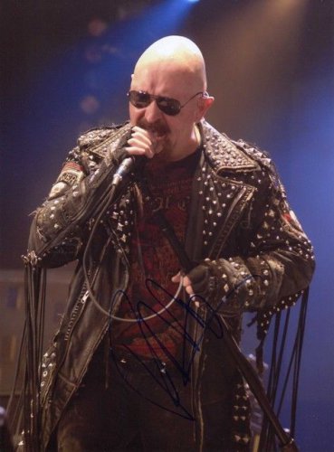 ROB HALFORD  OF JUDAS PRIEST Signed Autograph 8x10 inch. Picture Photo REPRINT