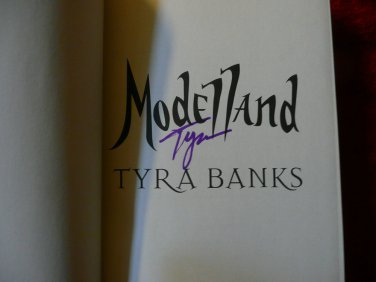 "MODELLAND"by Gorgeous TYRA BANKS Signed Autographed Book+FREE Bonus!