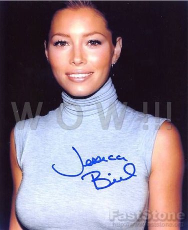 Gorgeous JESSICA BIEL Signed Autograph 8x10  Picture Photo REPRINT